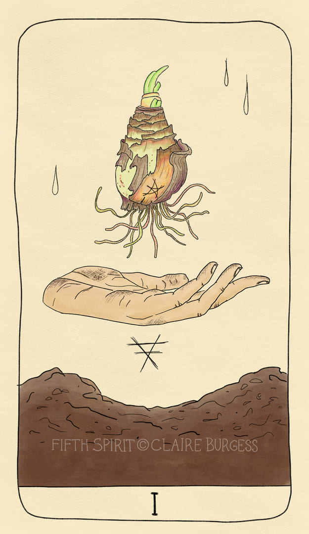 Туз пентаклей — Fifth Spirit Tarot