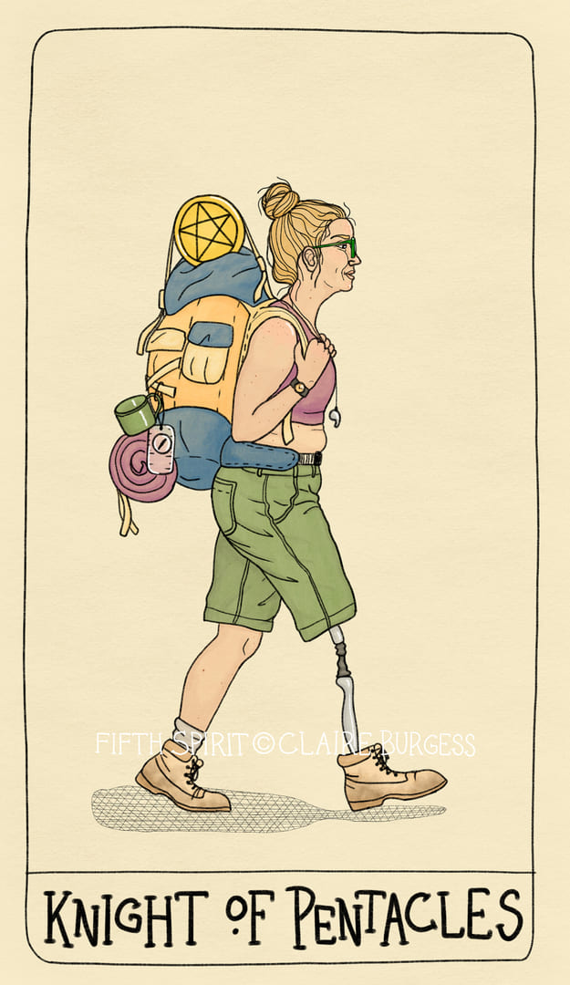Рыцарь пентаклей — Fifth Spirit Tarot