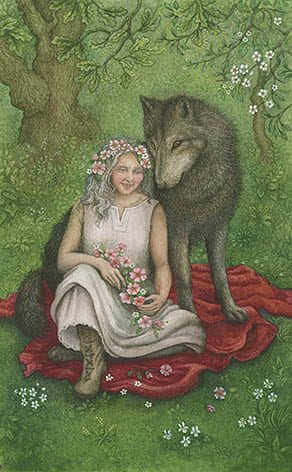 Сила — Таро Зачарованного леса