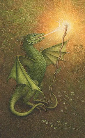 Туз жезлов — Таро Зачарованного леса