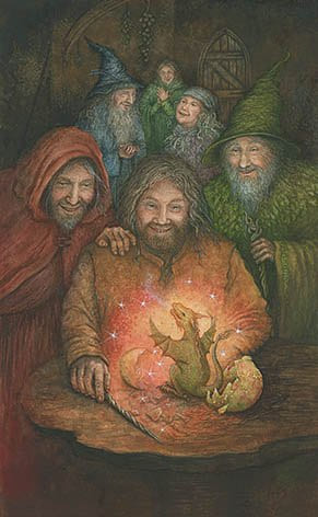 Шестёрка жезлов — Таро Зачарованного леса