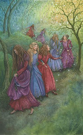 Десятка жезлов — Таро Зачарованного леса