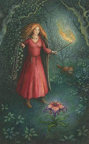 Рыцарь жезлов — Таро Зачарованного леса