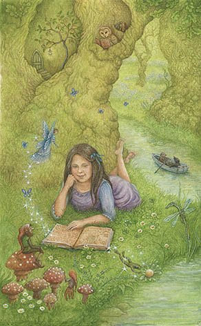 Шестёрка чаш — Таро Зачарованного леса