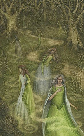 Восьмёрка чаш — Таро Зачарованного леса