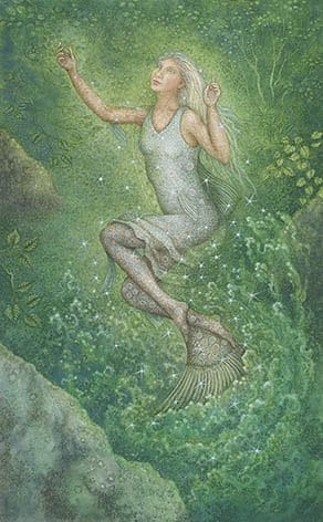 Королева чаш — Таро Зачарованного леса