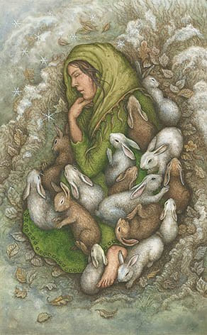 Шестёрка пентаклей — Таро Зачарованного леса