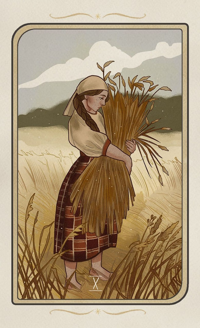 Десятка жезлов — Таро Забытых Легенд