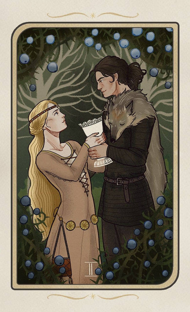 Двойка чаш — Таро Забытых Легенд