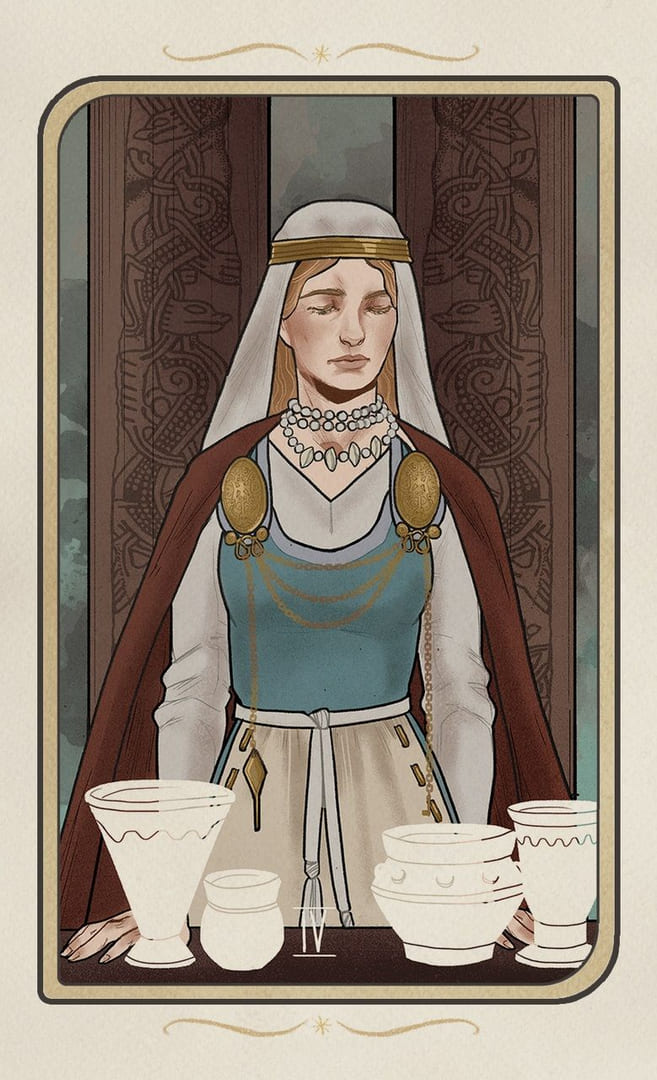 Четверка чаш — Таро Забытых Легенд