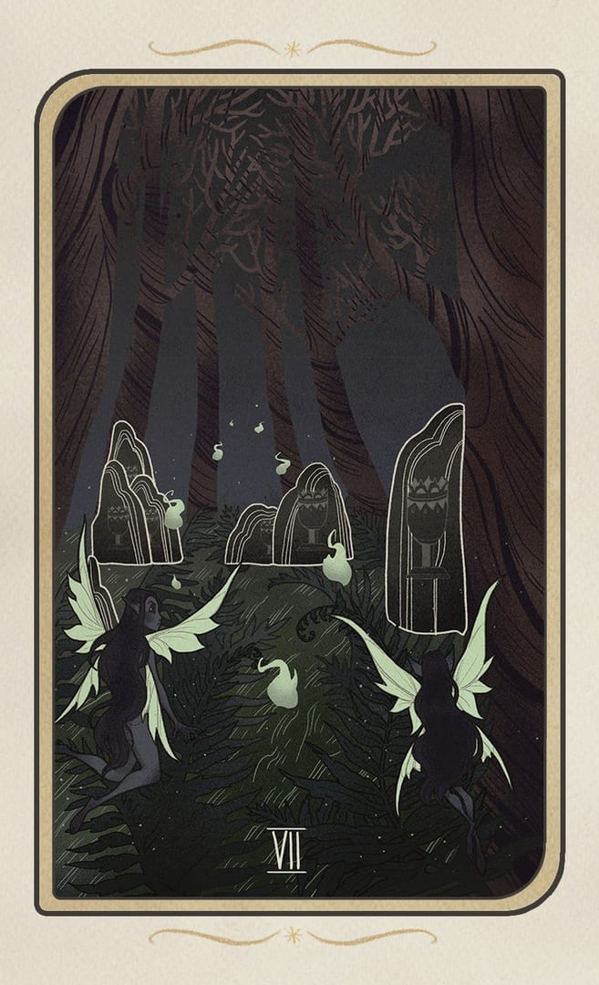 Семёрка чаш — Таро Забытых Легенд