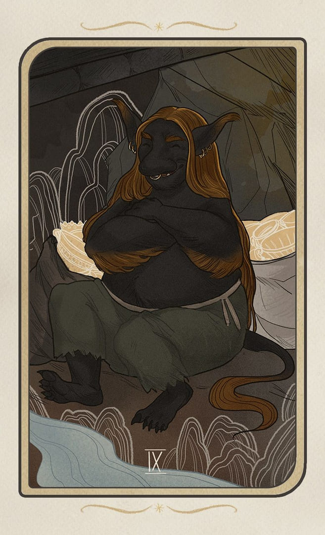 Девятка чаш — Таро Забытых Легенд