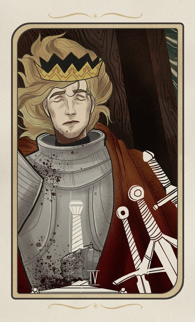 Четверка мечей — Таро Забытых Легенд