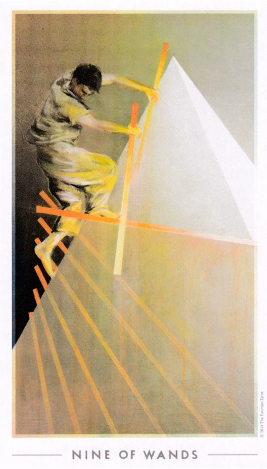 Девятка жезлов — Таро Истока