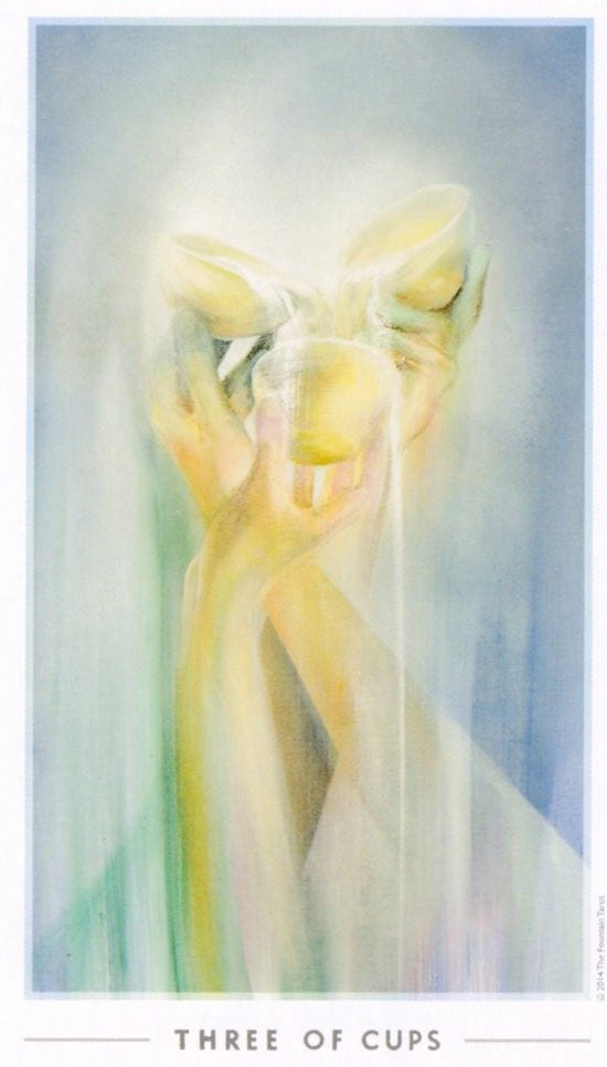 Тройка чаш — Таро Истока