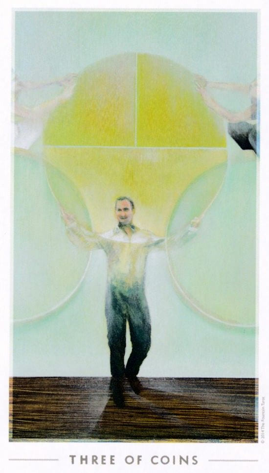 Тройка пентаклей — Таро Истока