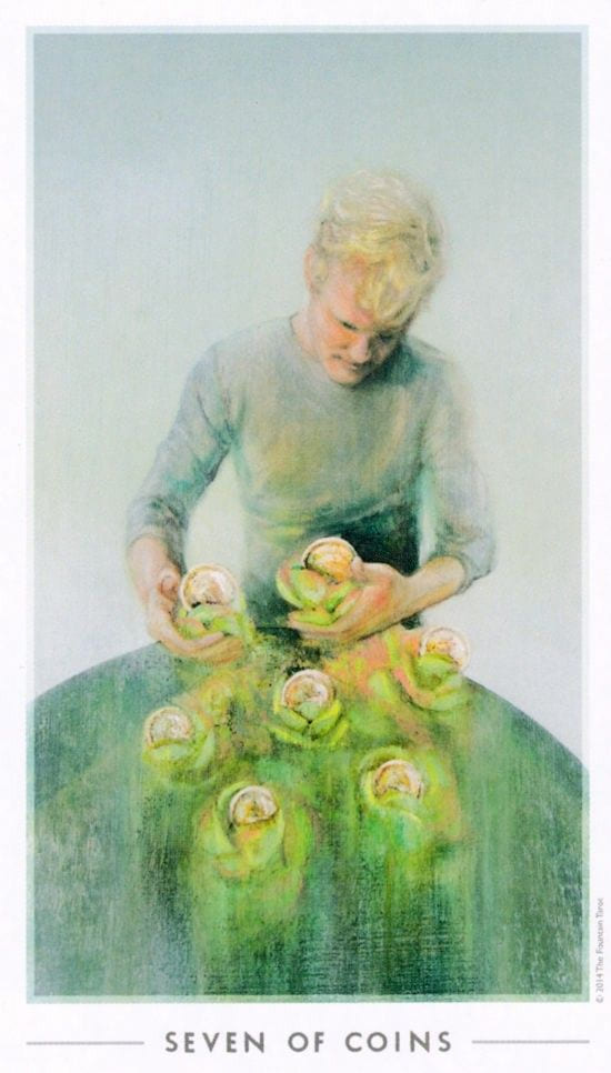 Семёрка пентаклей — Таро Истока