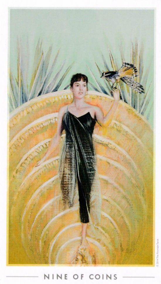 Девятка пентаклей — Таро Истока