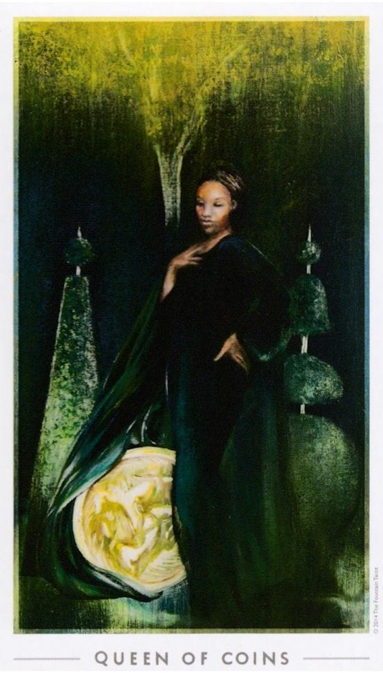 Королева пентаклей — Таро Истока