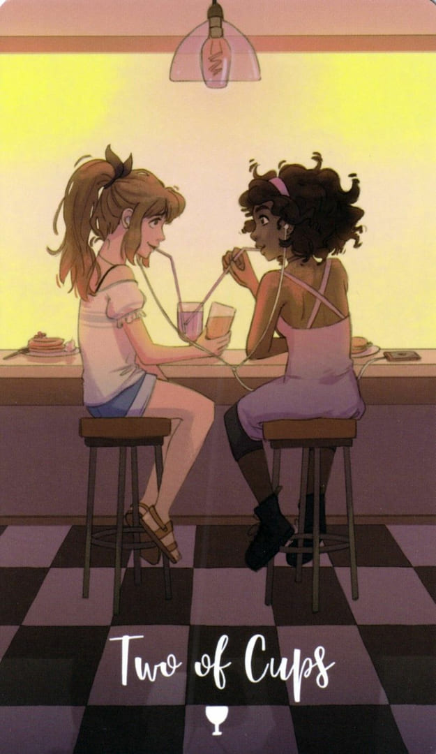 Двойка чаш — Таро Космических Циклов