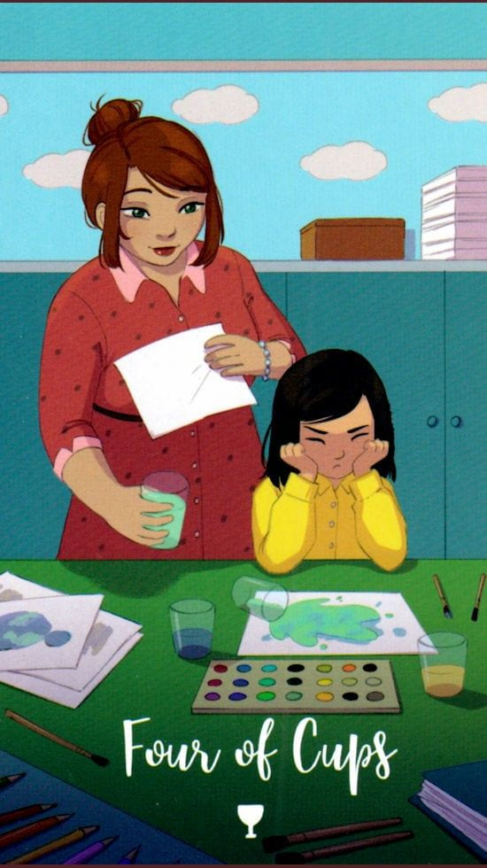 Четверка чаш — Таро Космических Циклов