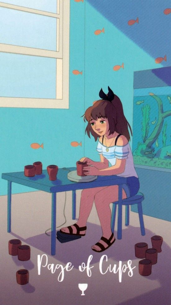 Паж чаш — Таро Космических Циклов