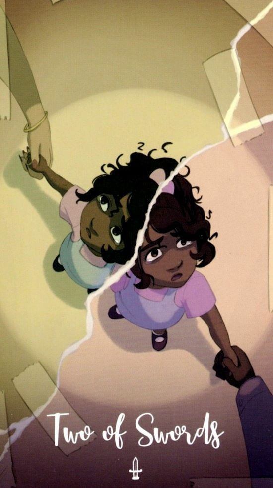 Двойка мечей — Таро Космических Циклов