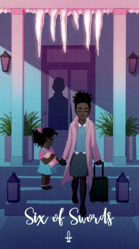 Шестёрка мечей — Таро Космических Циклов