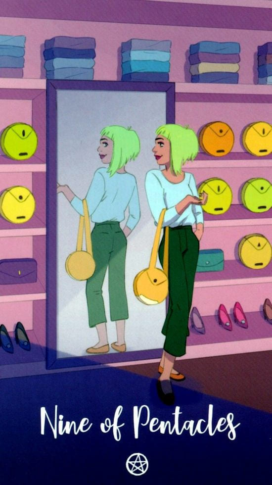 Девятка пентаклей — Таро Космических Циклов