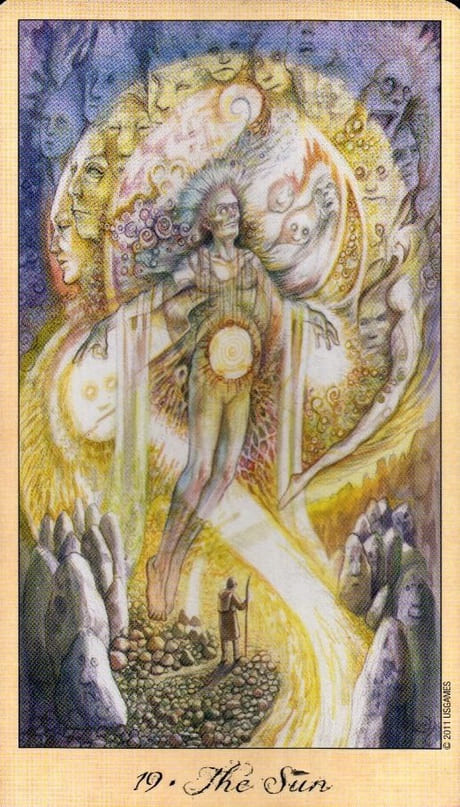 Солнце — Таро Призраков и Духов