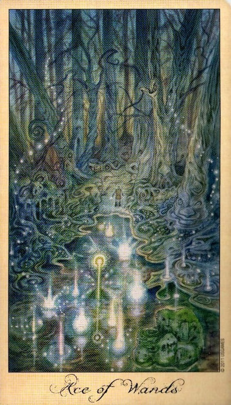 Туз жезлов — Таро Призраков и Духов