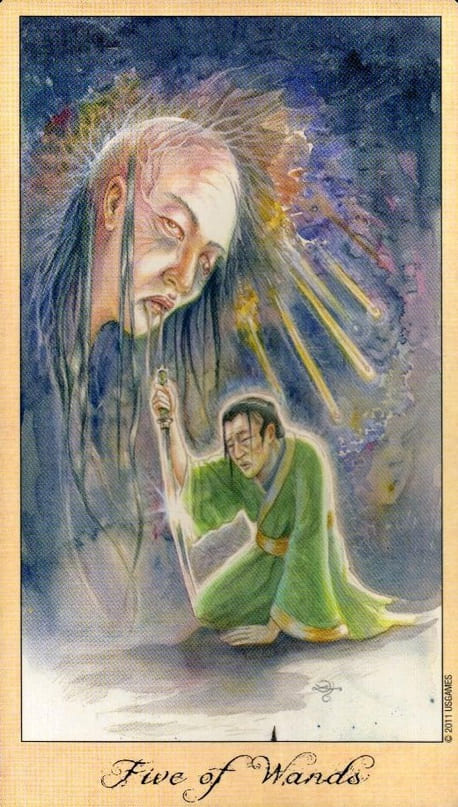 Пятёрка жезлов