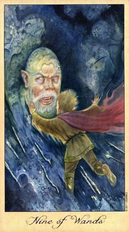 Девятка жезлов — Таро Призраков и Духов