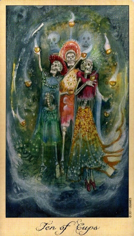 Десятка чаш — Таро Призраков и Духов