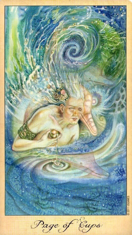 Паж чаш — Таро Призраков и Духов