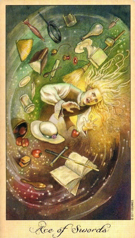 Туз мечей — Таро Призраков и Духов