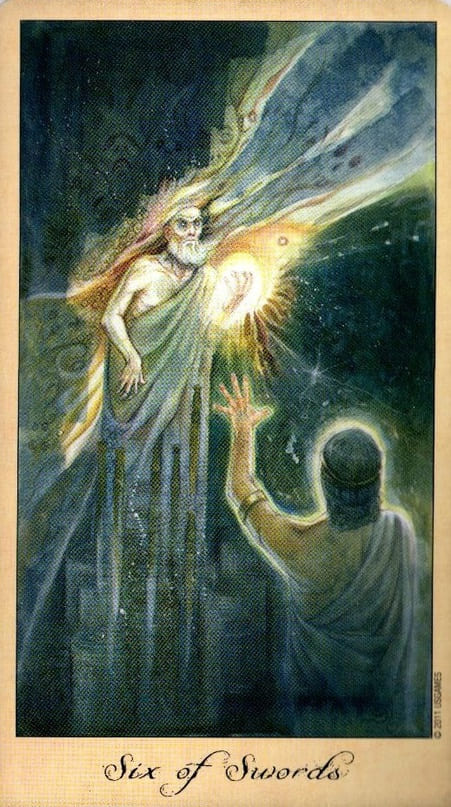 Шестёрка мечей — Таро Призраков и Духов