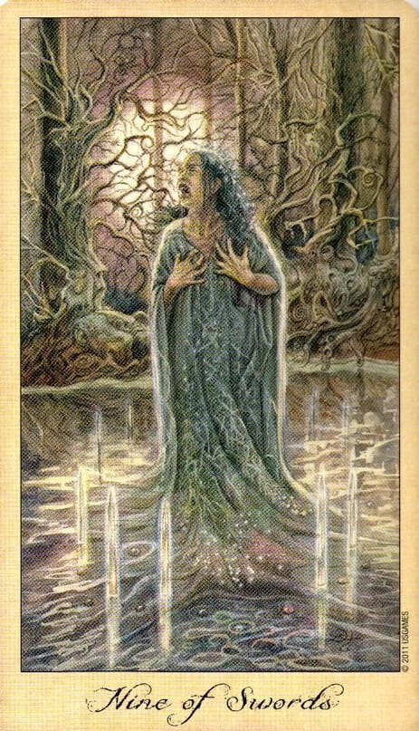 Девятка мечей — Таро Призраков и Духов