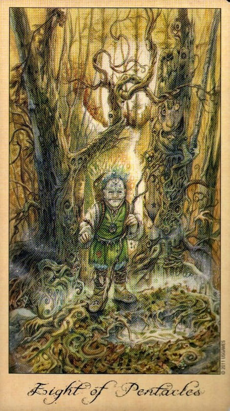 Восьмёрка пентаклей