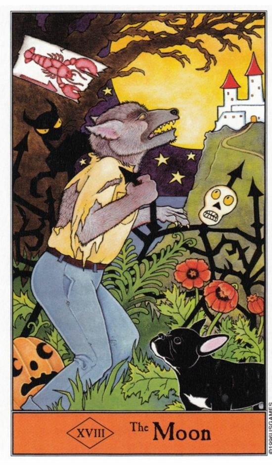 Луна — Таро Хеллоуин