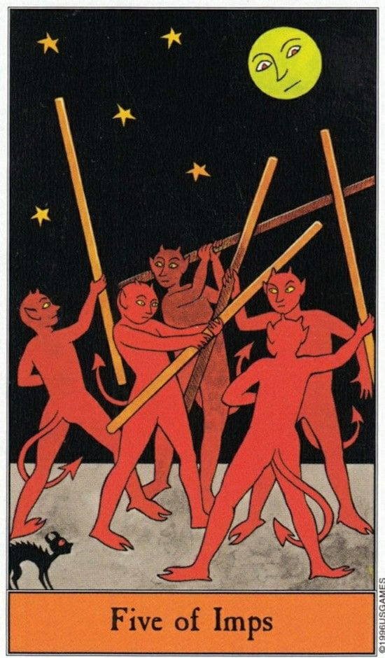 Пятёрка жезлов