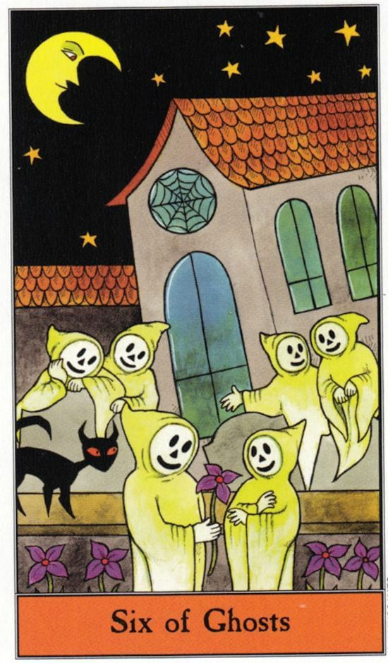 Шестёрка чаш — Таро Хеллоуин