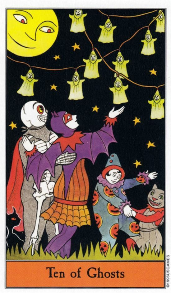 Десятка чаш — Таро Хеллоуин