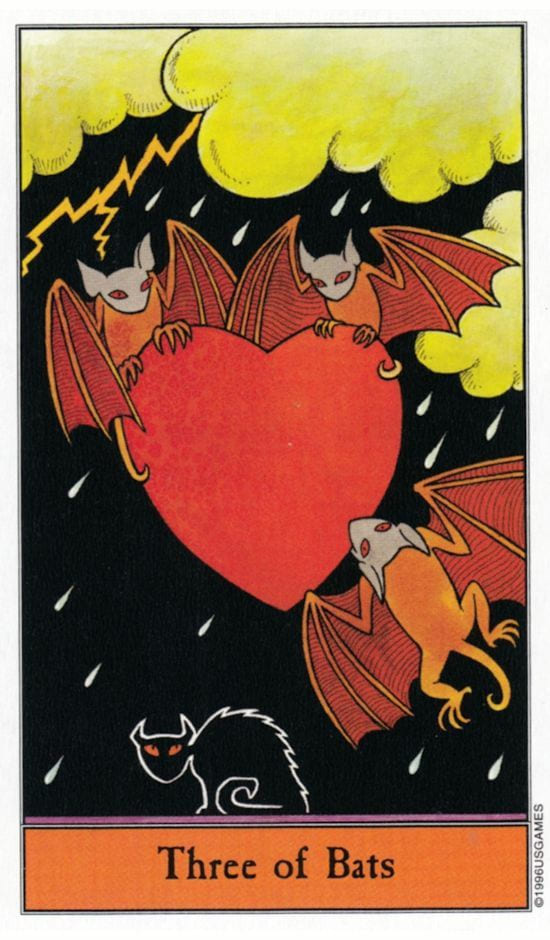 Тройка мечей — Таро Хеллоуин