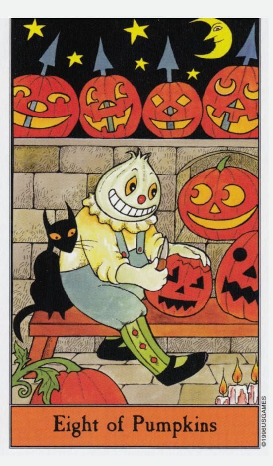 Восьмёрка пентаклей