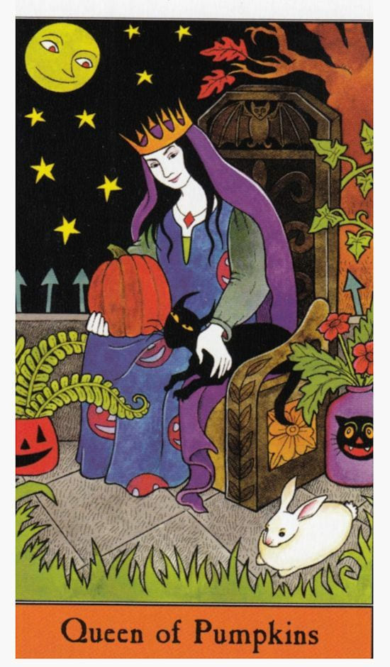 Королева пентаклей — Таро Хеллоуин