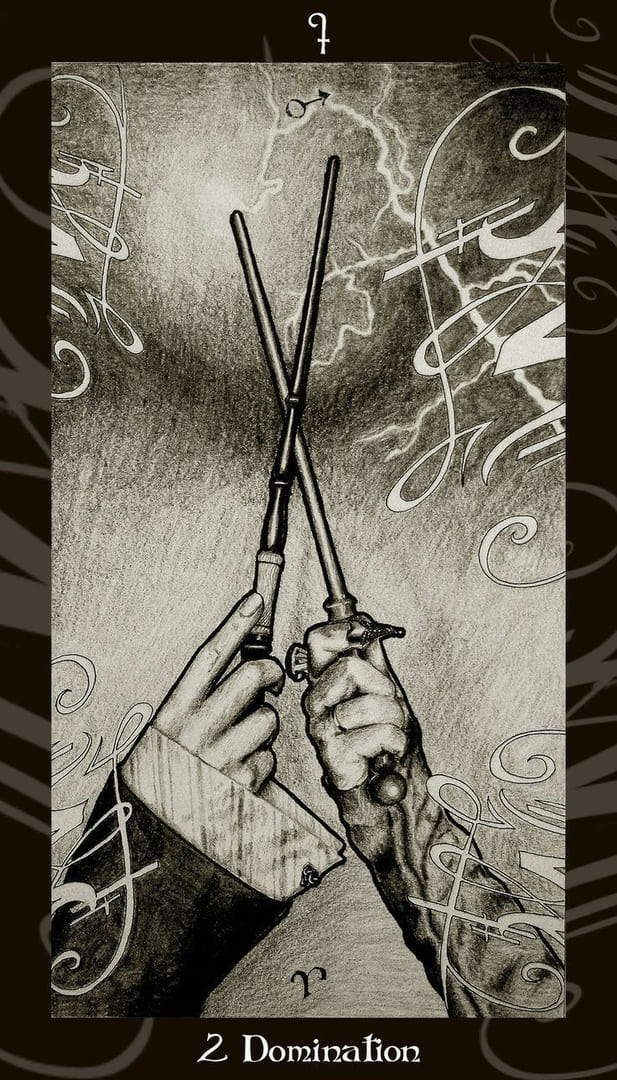 Двойка жезлов — Таро Гарри Поттера