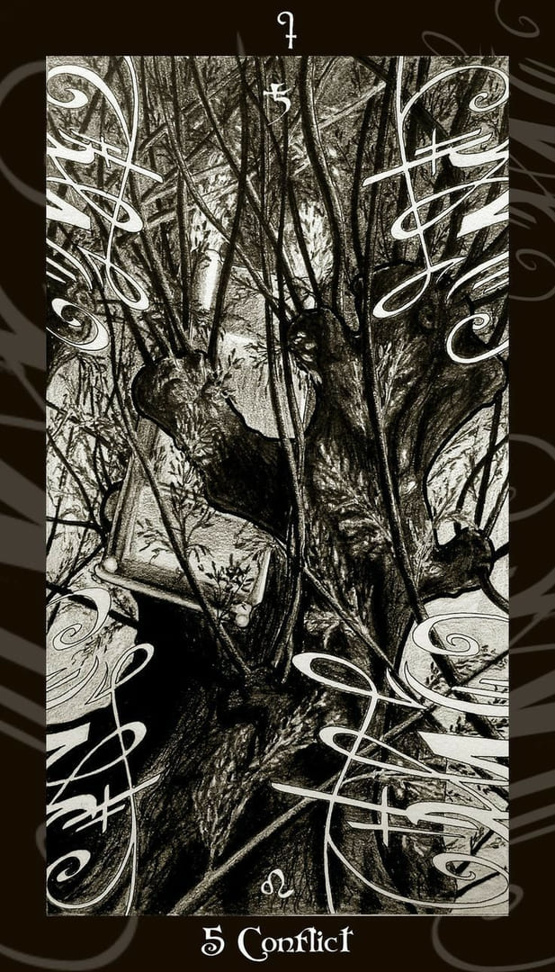 Пятёрка жезлов