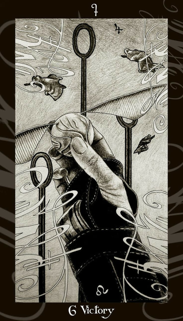 Шестёрка жезлов — Таро Гарри Поттера