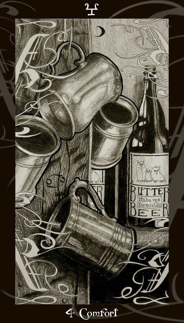 Четверка чаш — Таро Гарри Поттера